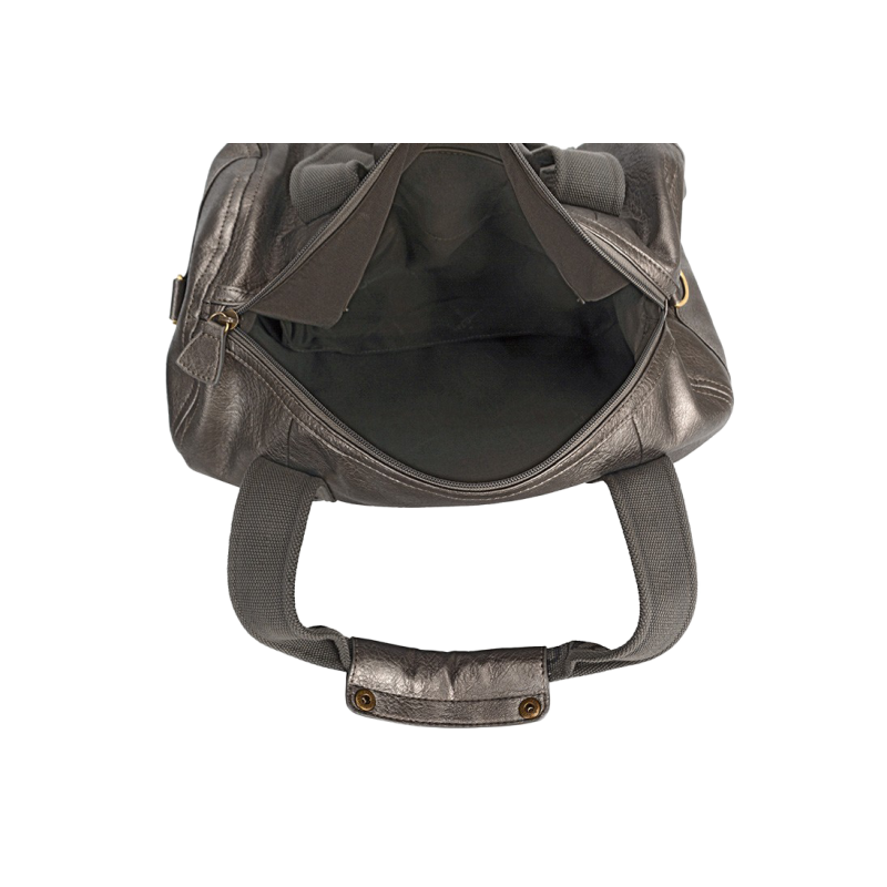 Ancien Sac De Voyage DJ PARIS – Simili Cuir Vintage (Bon état D'usage)